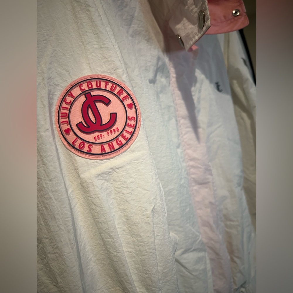 Juicy Couture Cream and Pink Utility Jacket - Picture 2 of 3